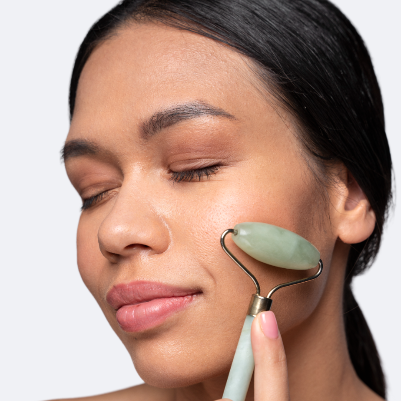 Gua Sha & Face Roller Set