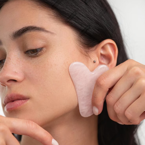 Gua Sha & Face Roller Set